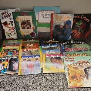 Learn To Read 22 Scholastic Early Reader Book Lot, Basic Readers